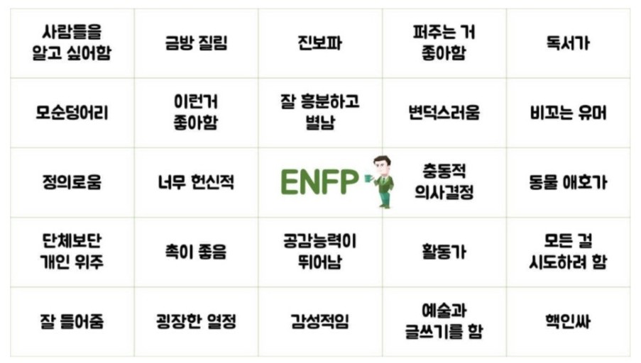 enfp-빙고