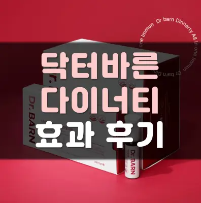 닥터바른-다이너티-후기