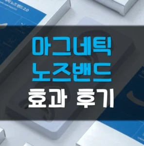 Read more about the article 마그네틱 노즈밴드 2.0 효과 후기 정리