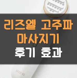 Read more about the article 리즈엘 고주파 마사지기 내돈내산 후기