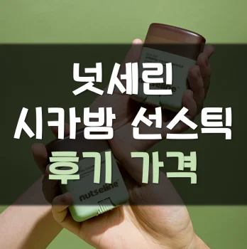 넛세린-선스틱-후기