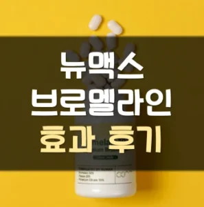 Read more about the article 뉴맥스 브로멜라인 후기 효과 부작용