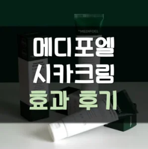 Read more about the article 메디포엘 시카크림 후기 효과