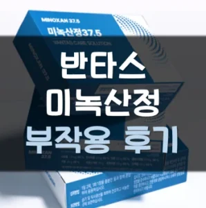 Read more about the article 반타스 미녹산정 부작용 후기