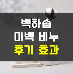 Read more about the article 백하솝 비누 후기 효과 알아보기