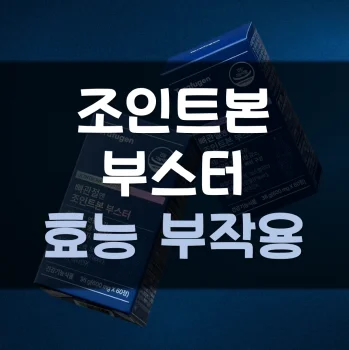 조인트본-부스터-후기