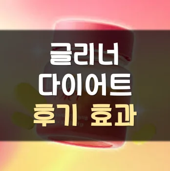 글리너-다이어트-후기