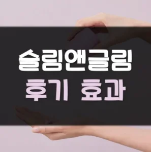 Read more about the article 슬림앤글림 후기 효과 부작용