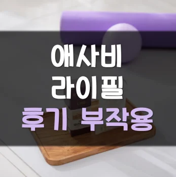 Read more about the article 애사비 라이필 와인비니거 후기 부작용