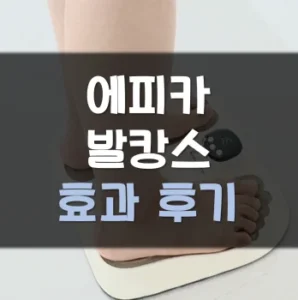 Read more about the article 에피카 발캉스 EMS 마사지기 후기 효과