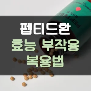 Read more about the article 펩티드환 효능 부작용 복용법