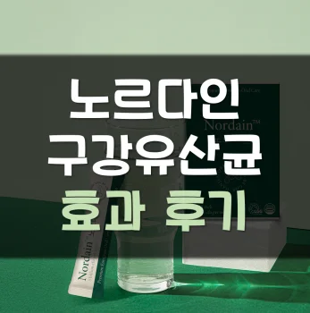 노르다인-구강유산균-후기