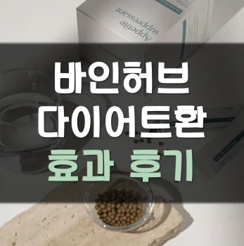 바인허브-다이어트환-후기