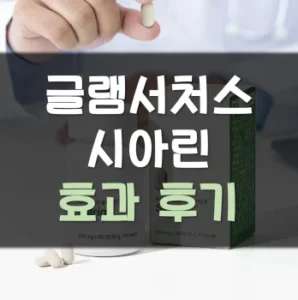 Read more about the article 글램서처스 시아린 후기 효과