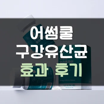 어썸쿨-구강유산균-후기