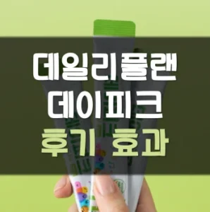 Read more about the article 데일리플랜 데이피크 내돈내산 후기 성인 효과