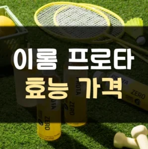 Read more about the article 이롬 프로타 가격 효능 성분