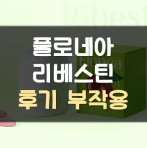 Read more about the article 플로네아 리베스틴 내돈내산 후기 부작용