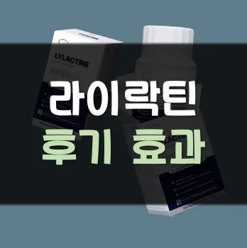 라이락틴-후기