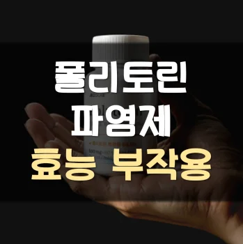 폴리토린-파염제-후기