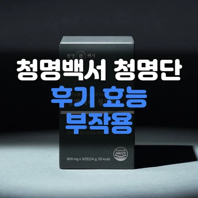 청명백서 청명단-후기