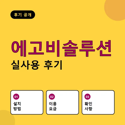 에고비솔루션-후기