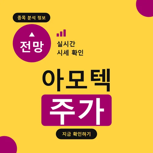 아모텍 주가-전망