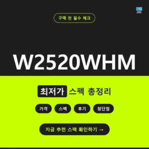 Read more about the article W2520WHM 가격과 세탁 2등급이 갈리는 이유