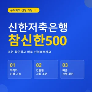 Read more about the article 신한저축은행 참신한500 무직자 한도, 실제 승인 사례 비교