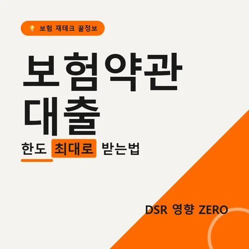 보험약관대출-한도