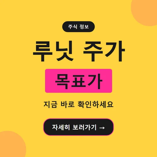 루닛 주가-목표가