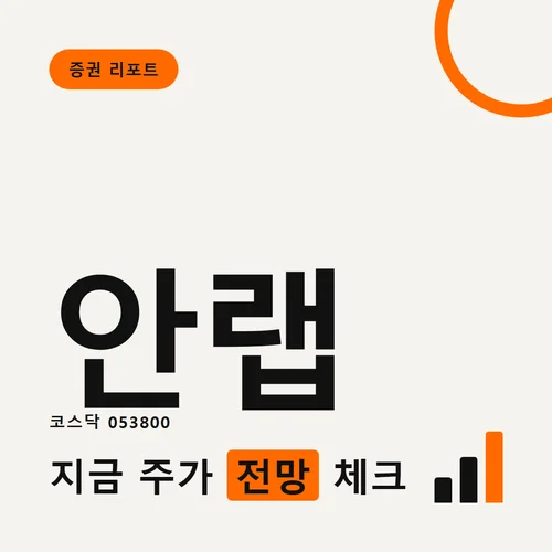 안랩-주가