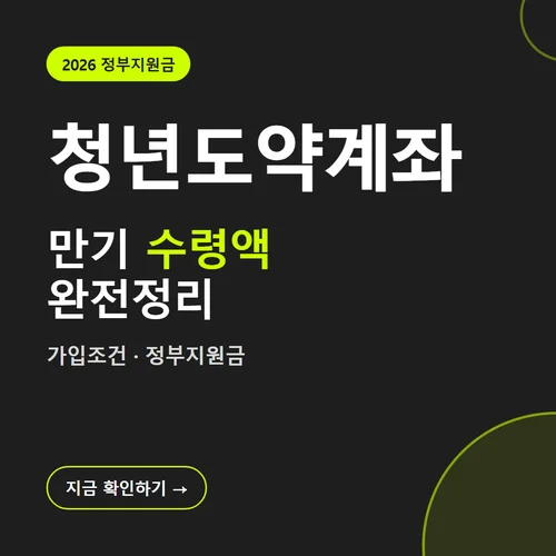 청년도약계좌-만기