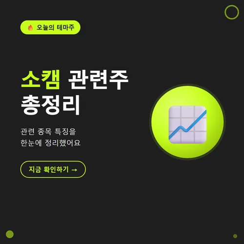 소캠 관련주